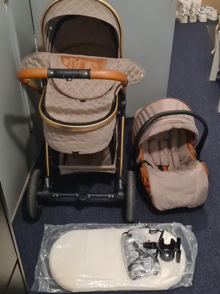 3-in-1 kinderwagen. Liefst zsm ophalen!, Kinderen en Baby's, Kinderwagens en Combinaties, Met autostoeltje, Zo goed als nieuw