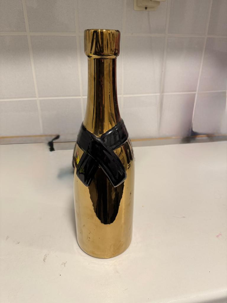 Decoratie vaas champange fles, Antiek en Kunst, Ophalen of Verzenden