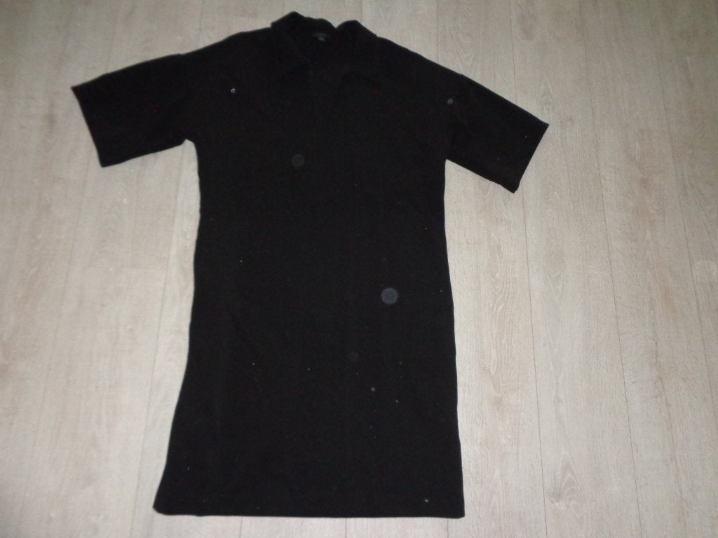 zwarte damesjurk van COS, maat M, Kleding | Dames, Jurken, Maat 38/40 (M), Zwart, Ophalen of Verzenden, Gedragen