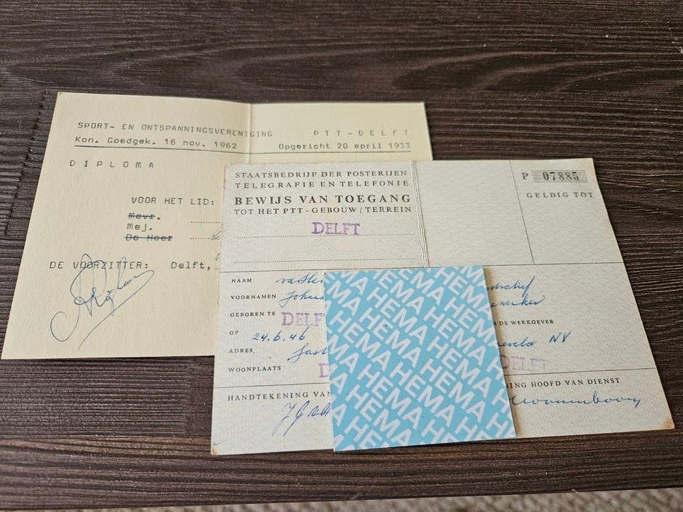 PTT en Sport- en Ontspanningsvereniging, Verzamelen, Ophalen of Verzenden