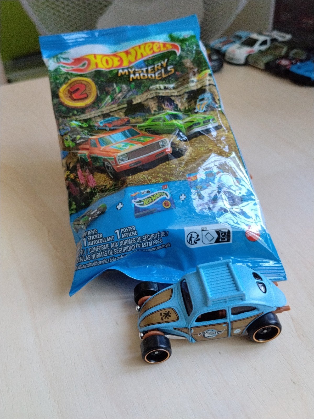 Hotwheels custom Volkswagen beetle hot wheels, Ophalen of Verzenden, Nieuw, Auto