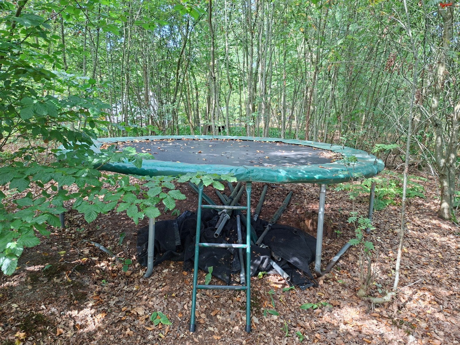 Trampoline - diameter ongeveer 3 meter, Ophalen, Gebruikt