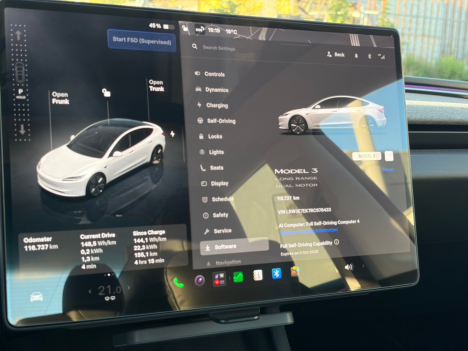 Foto 13 van Tesla Model 3 Highland Long Range AWD FSD Fabrieksgarantie