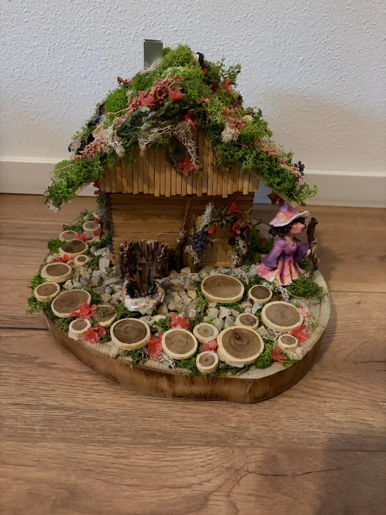 heksen huisje, Fantasie, Nieuw, Ophalen of Verzenden, Overige materialen