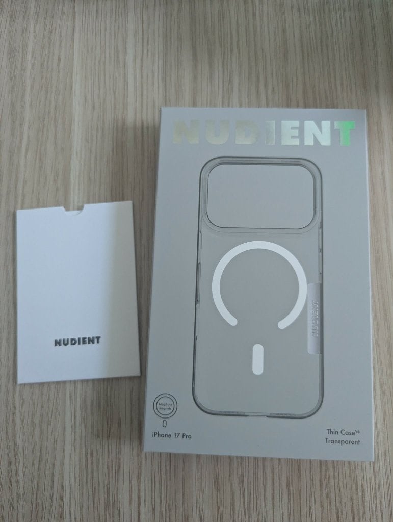 Nudient Thin Case v6 - Transparent MagSafe, Ophalen of Verzenden, Nieuw, Siliconen