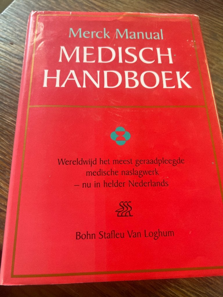Medisch handboek Merck manual, Overige wetenschappen, Ophalen of Verzenden, Zo goed als nieuw, Bohn Stafleu van Loghum