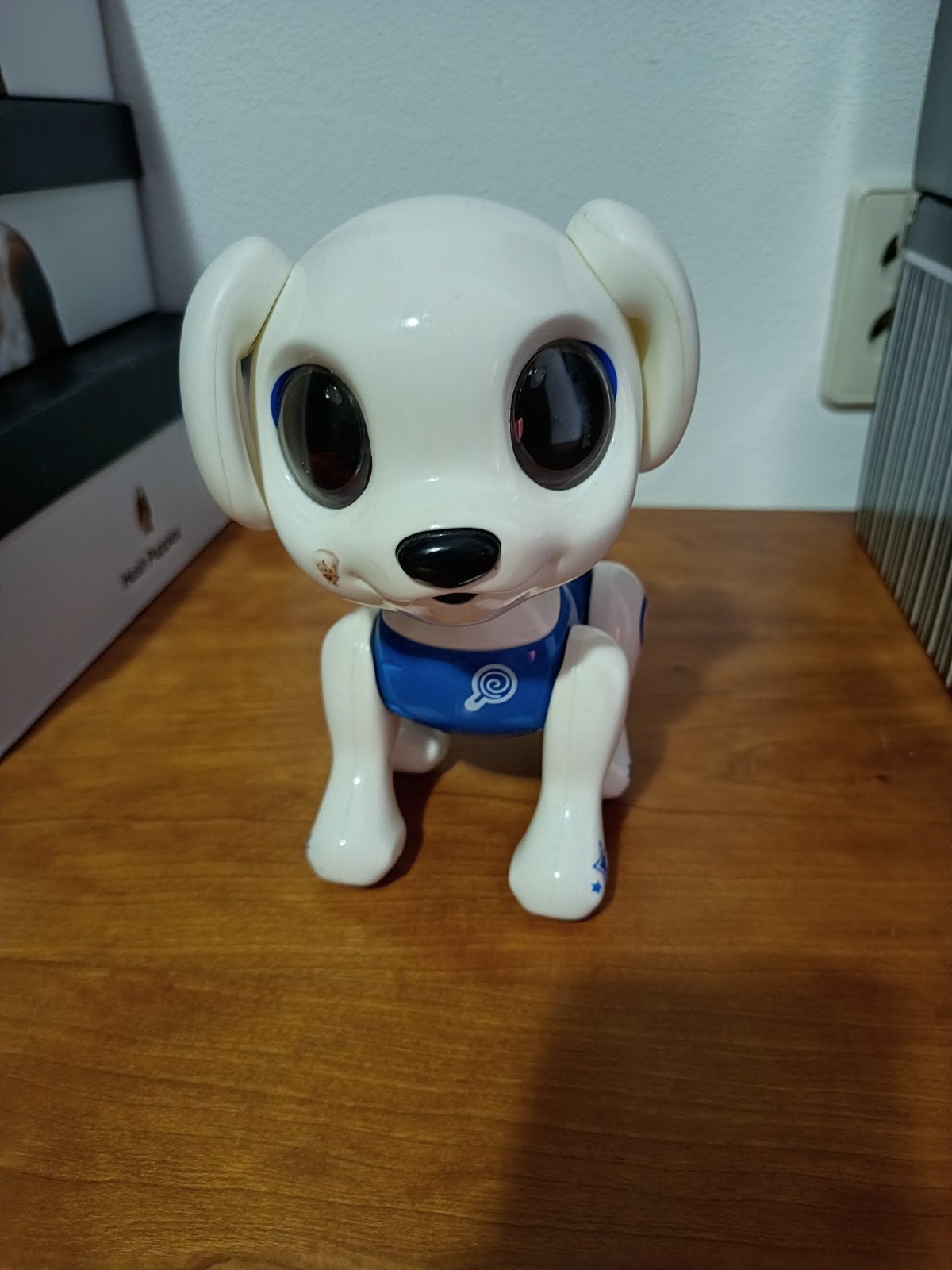 Interactieve robot hond - Wit met blauw, Ophalen of Verzenden, Gebruikt, Jongen of Meisje
