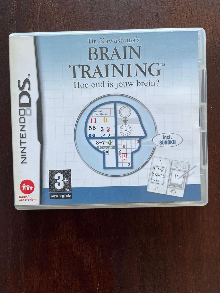 Dr. Kawashima's Brain Training, Puzzel en Educatief, 1 speler, Ophalen of Verzenden, Zo goed als nieuw