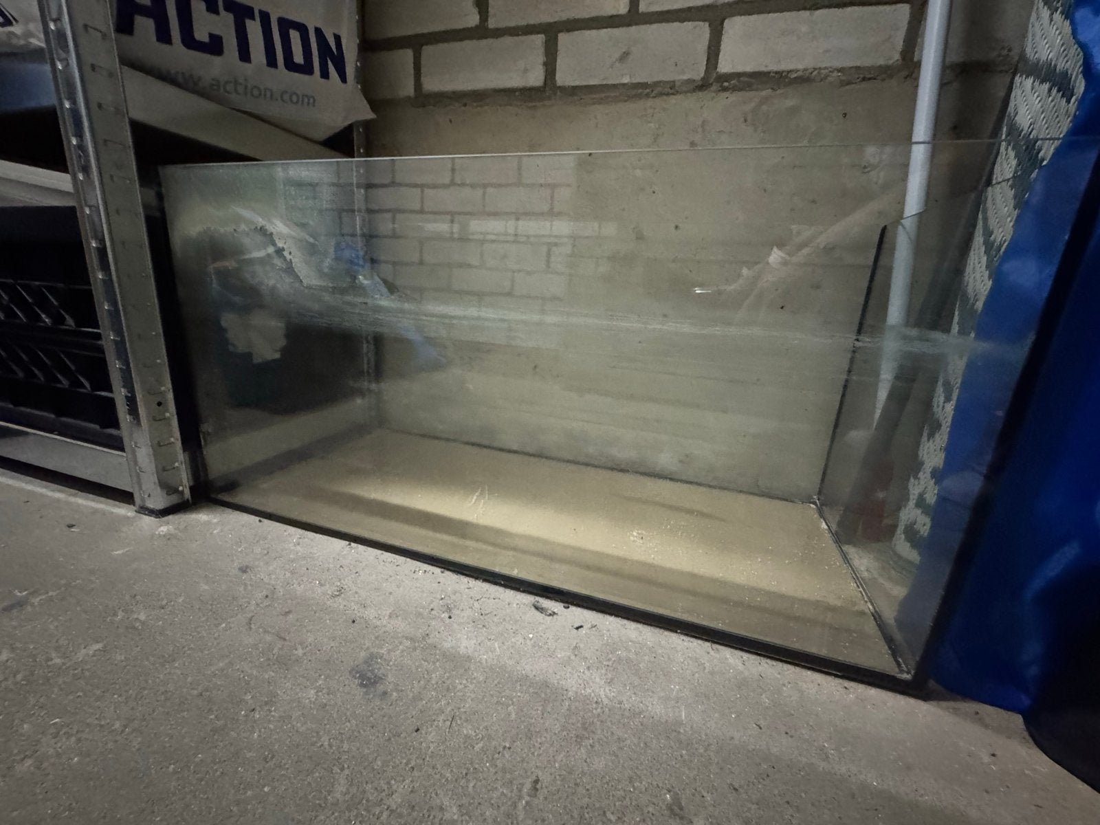 Open aquariumbak 112 liter – 80 x 35 x 40 cm, Dieren en Toebehoren, Vissen | Aquaria en Toebehoren, Ophalen, Gebruikt, Leeg aquarium