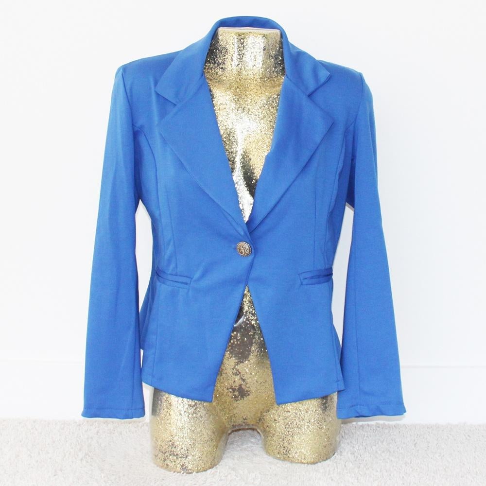 Prachtig Italy Moda Jasje (M/L) - 62 € 20,-, Blauw, Maat 46/48 (XL) of groter, Zo goed als nieuw, Jasje
