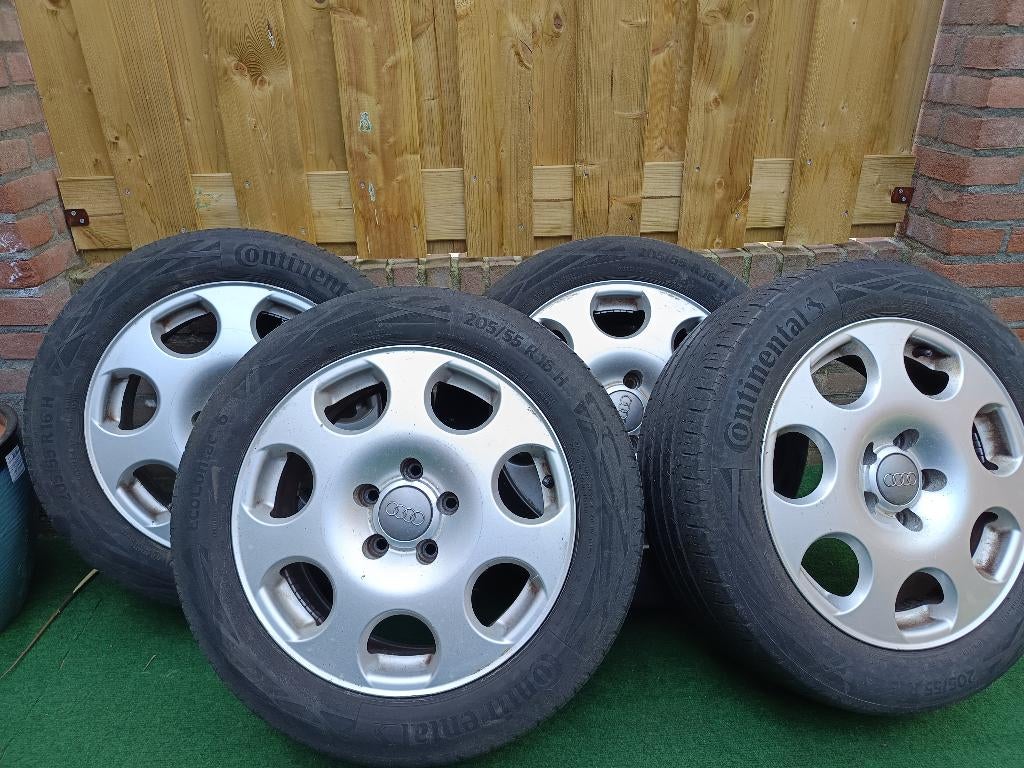 Velgen Audi 16", Ophalen, Gebruikt, Velg(en), 16 inch