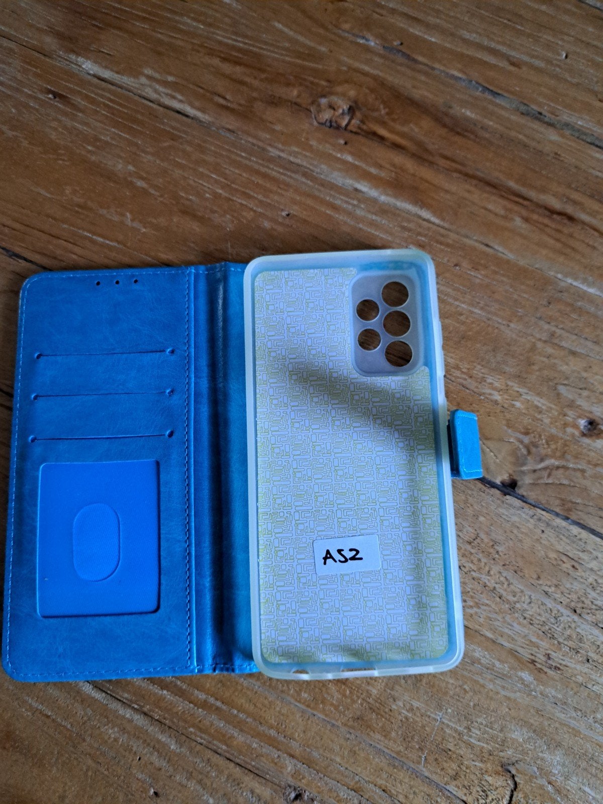 Blauwe Flipcase voor Samsung Galaxy A52, Ophalen of Verzenden, Zo goed als nieuw, Overige modellen, Flipcase