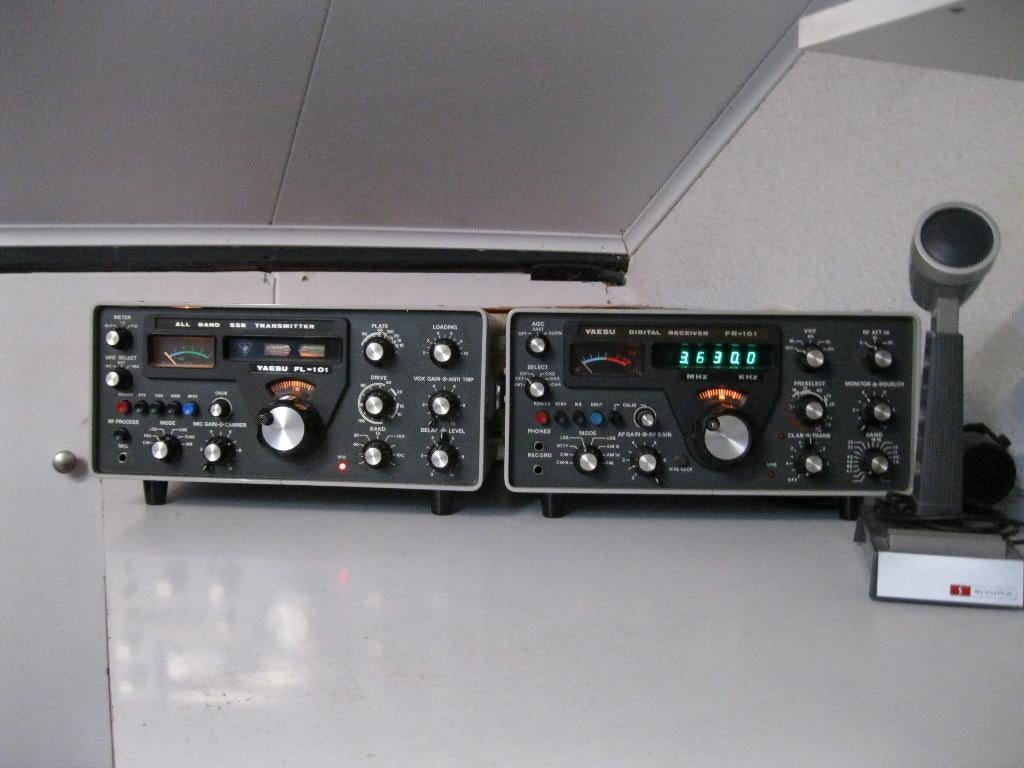 Yaesu FR-101+FL-101, Ophalen, Gebruikt, Zender en Ontvanger