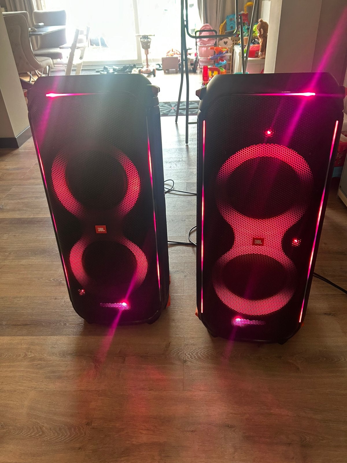 2x JBL partybox speakers 710, Ophalen, Zo goed als nieuw