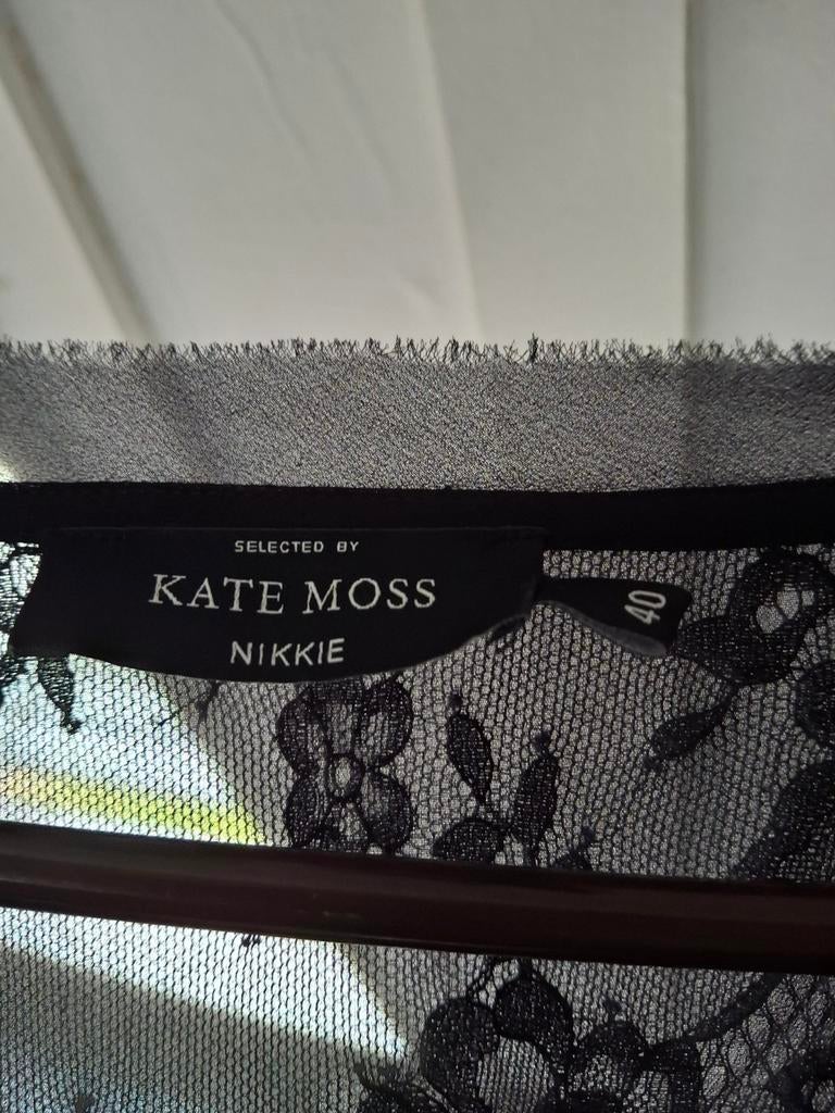 Nikkie jurk Kate Moss zwart kant maat 40, Ophalen