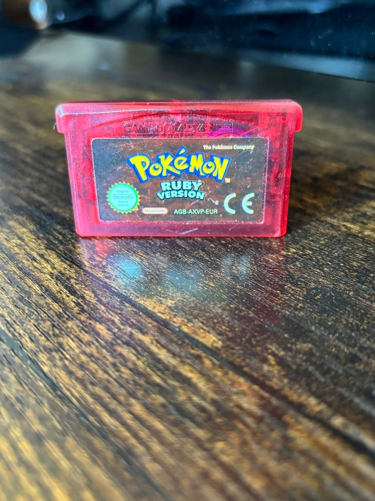 Pokémon Ruby Version GBA - Europese Versie, Gebruikt, 1 speler, Ophalen of Verzenden, Role Playing Game (Rpg)