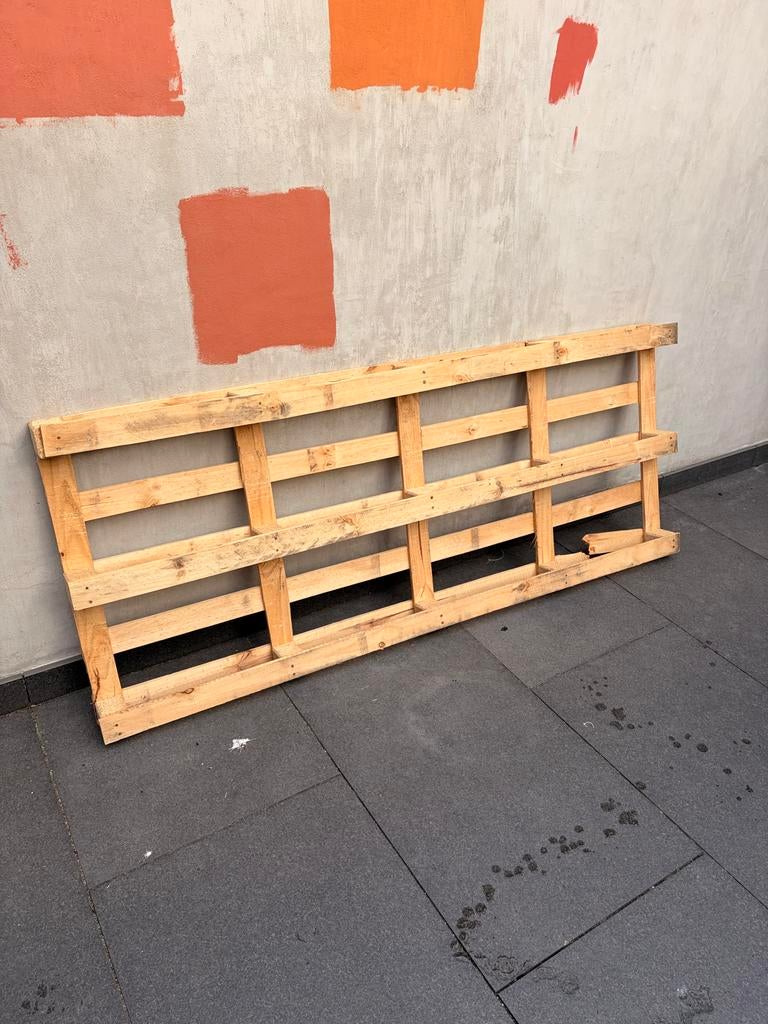 Gratis: houten pallet 80 x 200 cm, Doe-het-zelf en Verbouw, Hout en Planken, Ophalen, Overige houtsoorten, Pallet