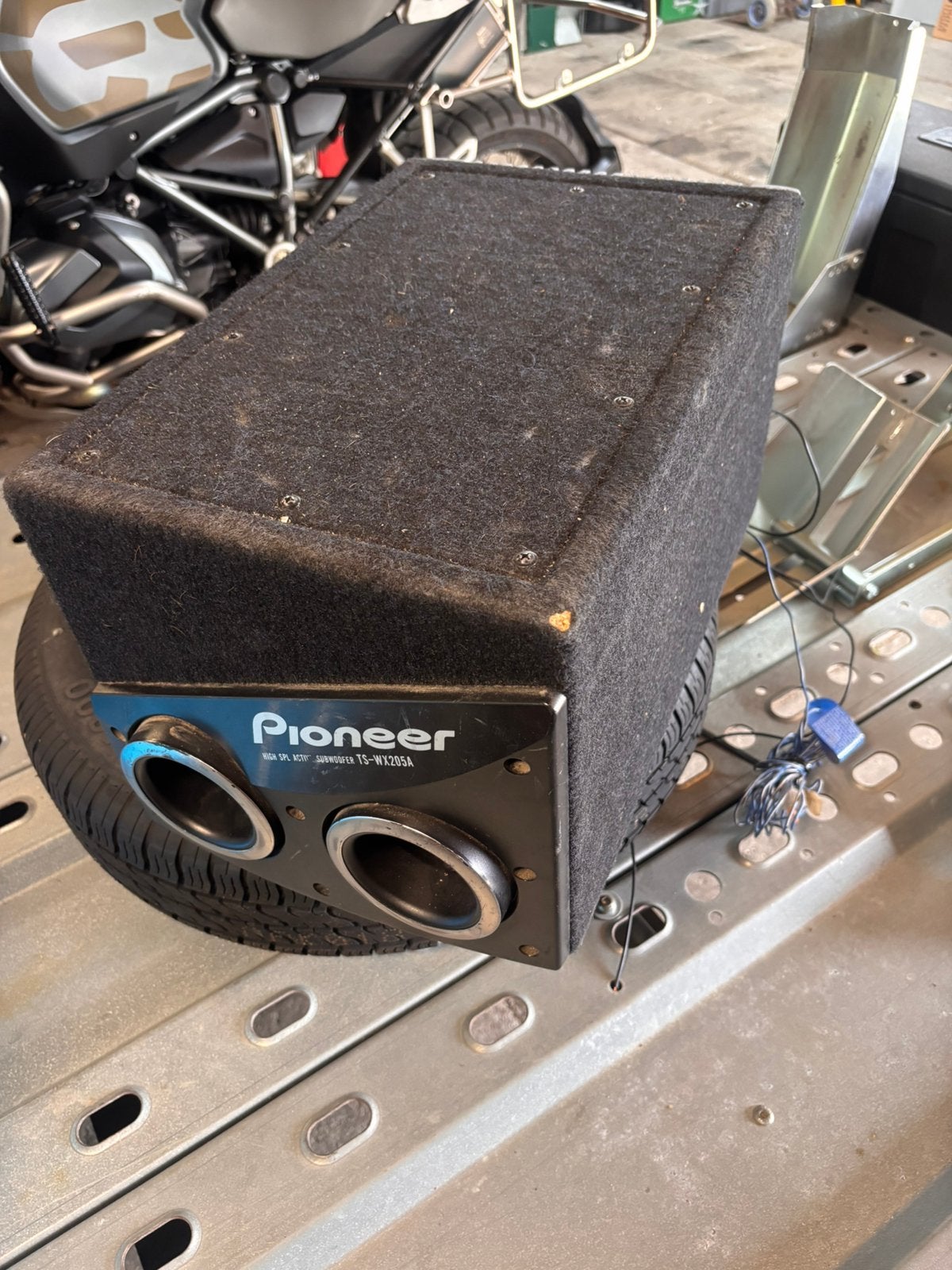 Pioneer active subwoofer, Ophalen, Gebruikt