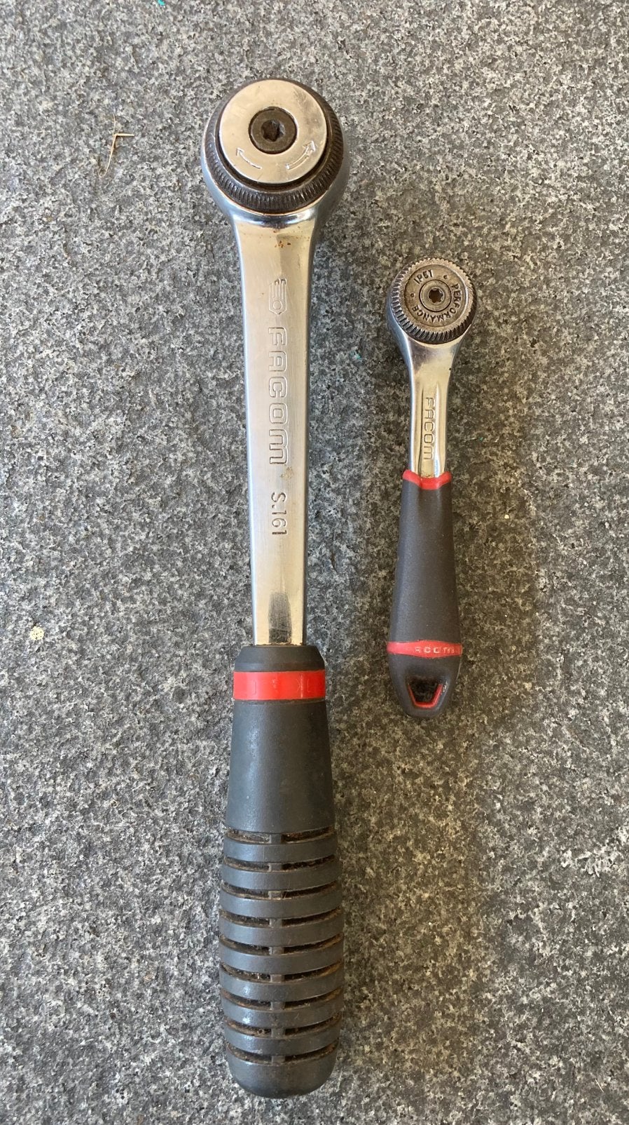 Twee Facom ratels, Ophalen of Verzenden, Gebruikt