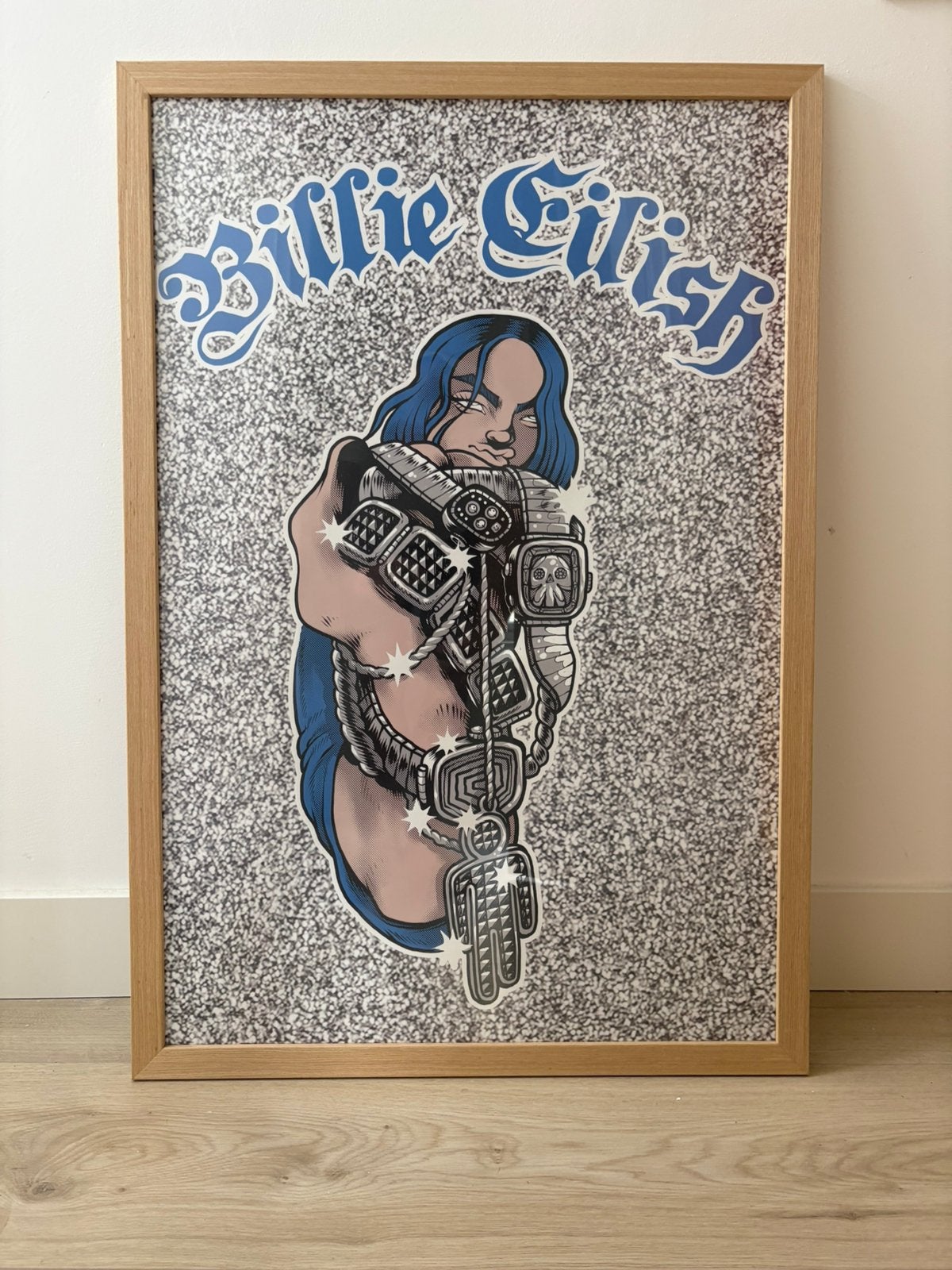 Billie Eilish poster, Ophalen, Zo goed als nieuw, Overige typen