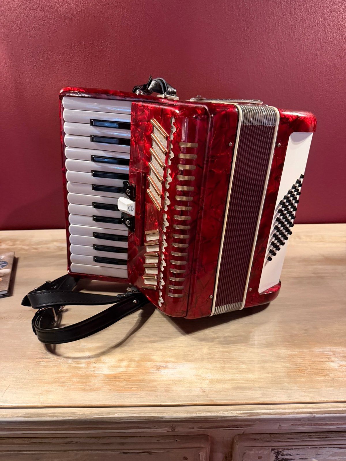 Accordeon met Bleutooth, Ophalen of Verzenden, Zo goed als nieuw, Toetsaccordeon, Overige merken