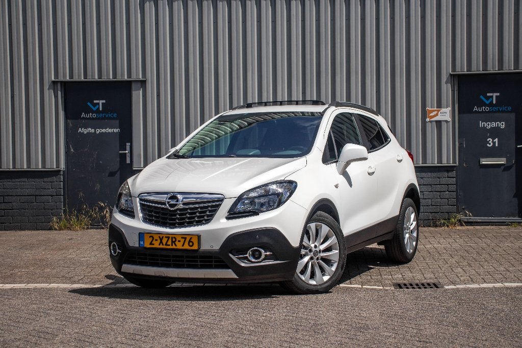 Opel Mokka 1.4T Innovation | Pano | Leder | AGR | Xenon |18", Auto's, Voorwielaandrijving, Euro 5, 4 cilinders, Wit
