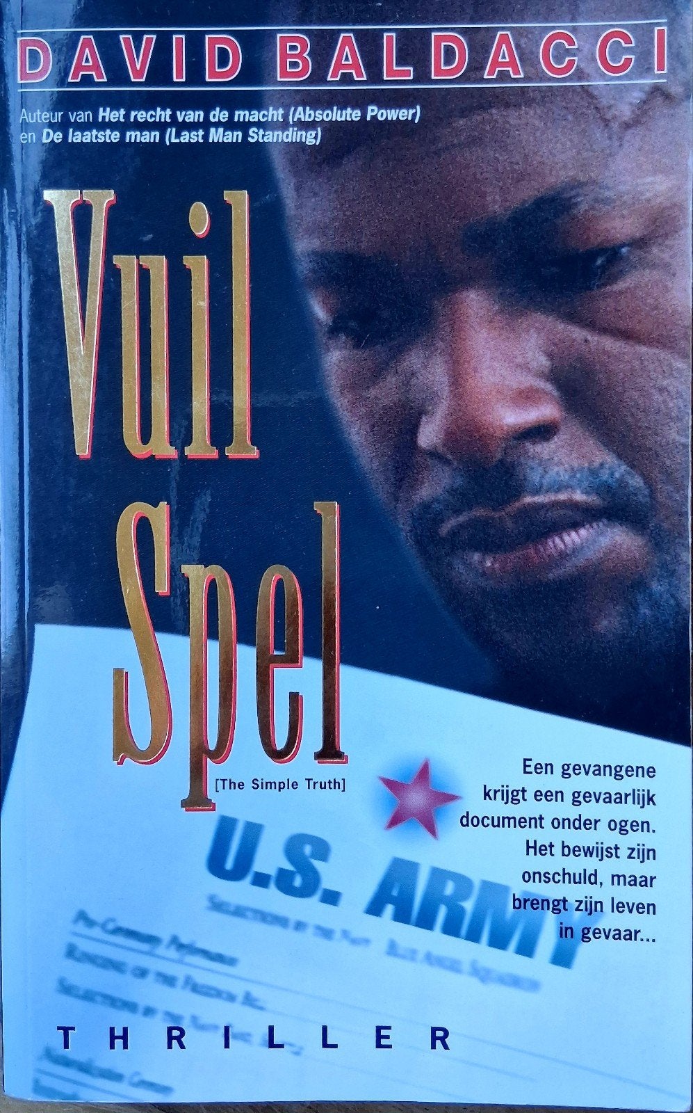 David Baldacci - Vuil Spel (Thriller), Boeken, Ophalen of Verzenden, Gelezen, David Baldacci
