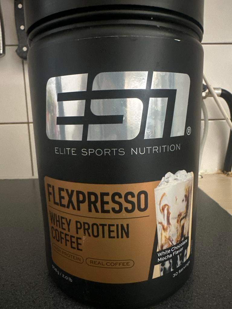 Esn Flexpresso Whey Protein Coffee White Chocolate Mocha, Ophalen, Zo goed als nieuw, Overige typen