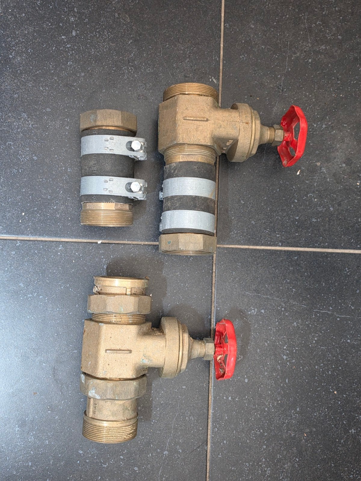 koper messing / schuifafsluiters, Ophalen of Verzenden, Nieuw
