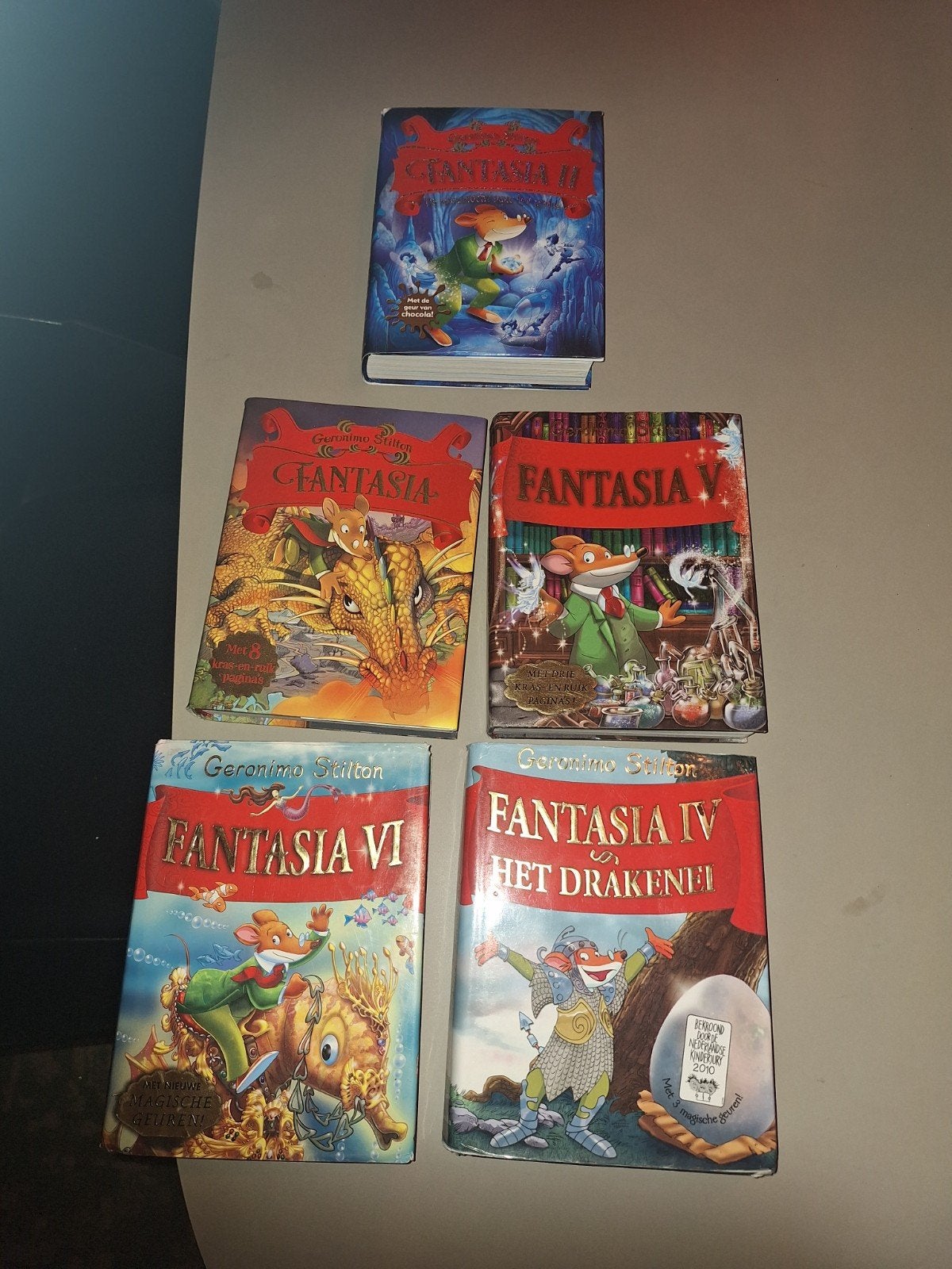 Geronimo Stilton Fantasia Boeken, Ophalen of Verzenden, Gelezen, Geronimo Stilton