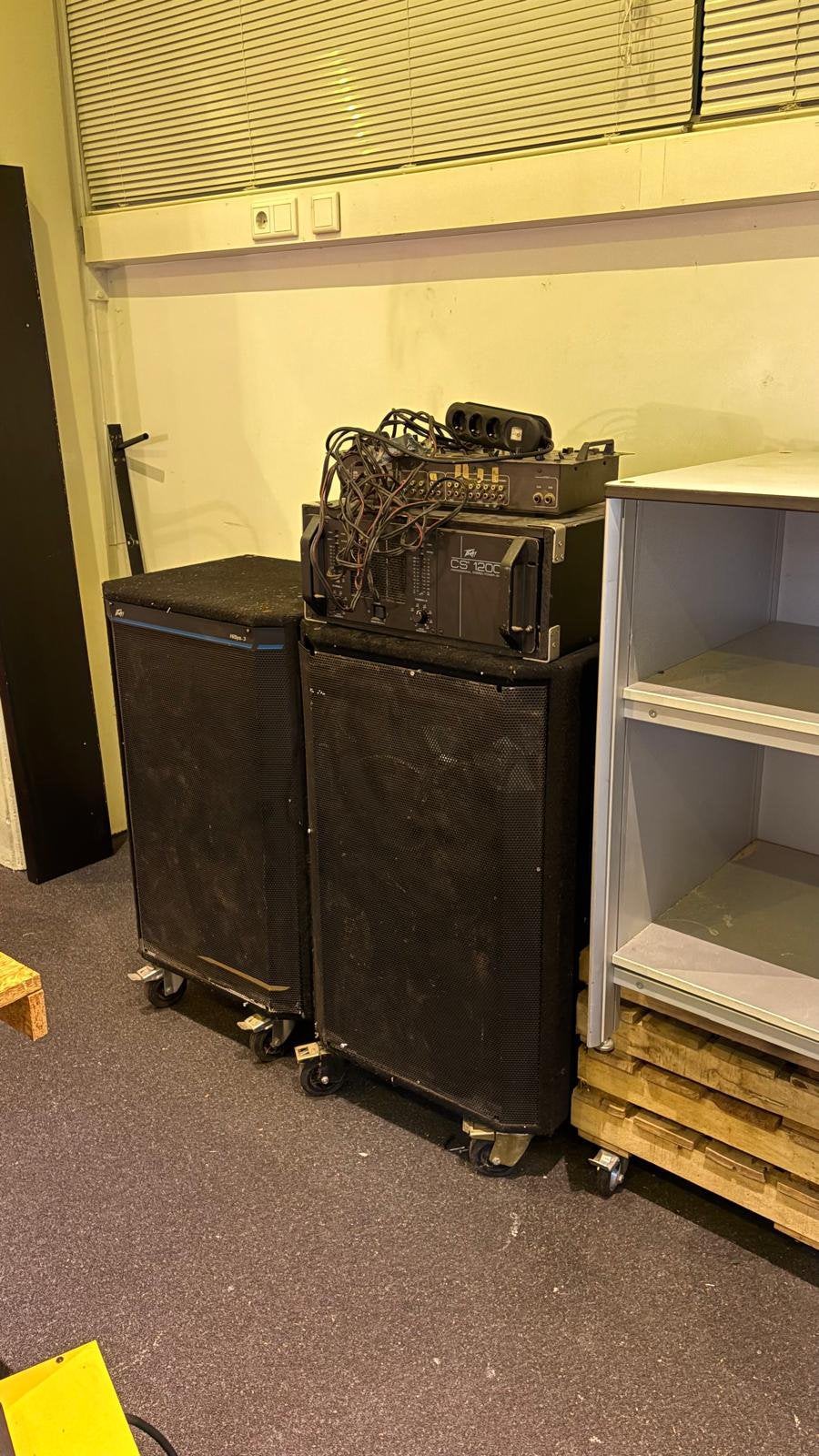 Peavey speakers met externe versterk 1200, Muziek en Instrumenten, Ophalen, Gebruikt, Overige merken
