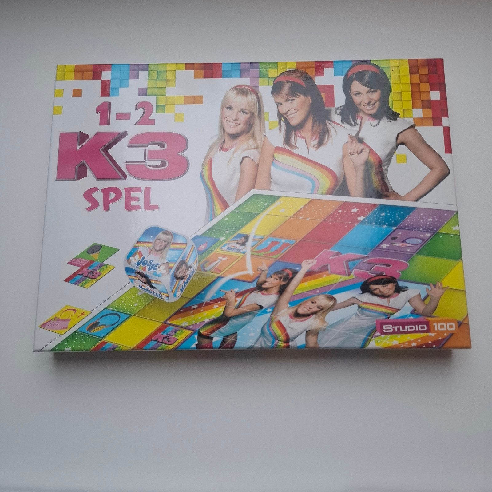 1-2 K3 Spel - Studio 100 Bordspel, Drie of vier spelers, Ophalen, Gebruikt, Studio 100
