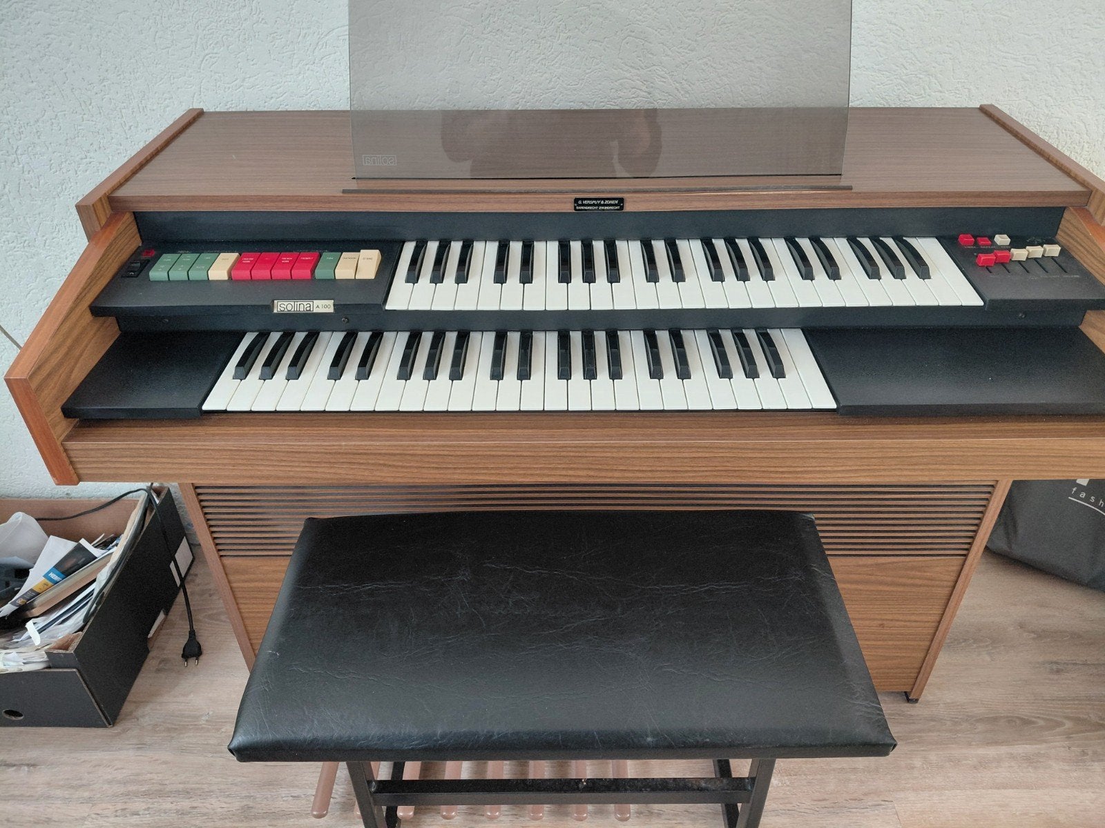 Solina A100 Orgel - Vintage Elektronisch Orgel, Ophalen, Gebruikt, 2 klavieren, Orgel
