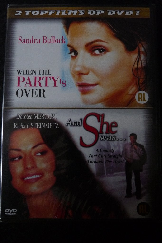 nieuw in seal dvd when the party's over en And she was.. - S, Alle leeftijden, Ophalen of Verzenden, Nieuw in verpakking, Romantische komedie