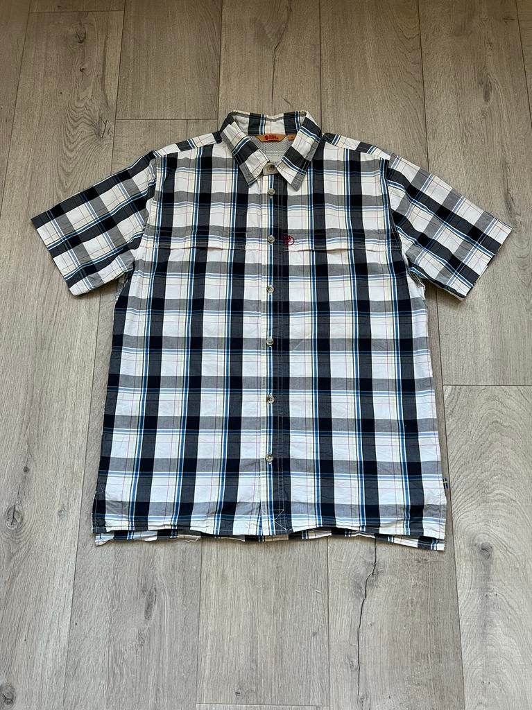 Fjällräven Overhemd Korte Mouw - Maat M, Verzenden, Zo goed als nieuw, Overige kleuren, Halswijdte 39/40 (M)