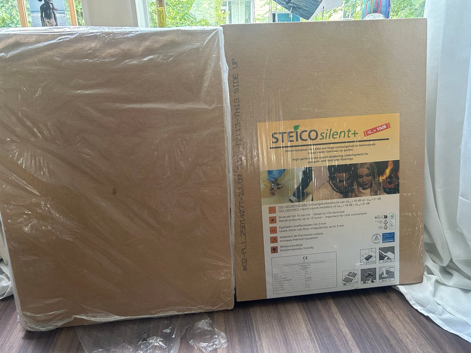 STEICO silent+ Vloerisolatieplaten - Nieuw in verpakking, Ophalen, 30 cm of meer, 50 tot 150 cm, Overige typen