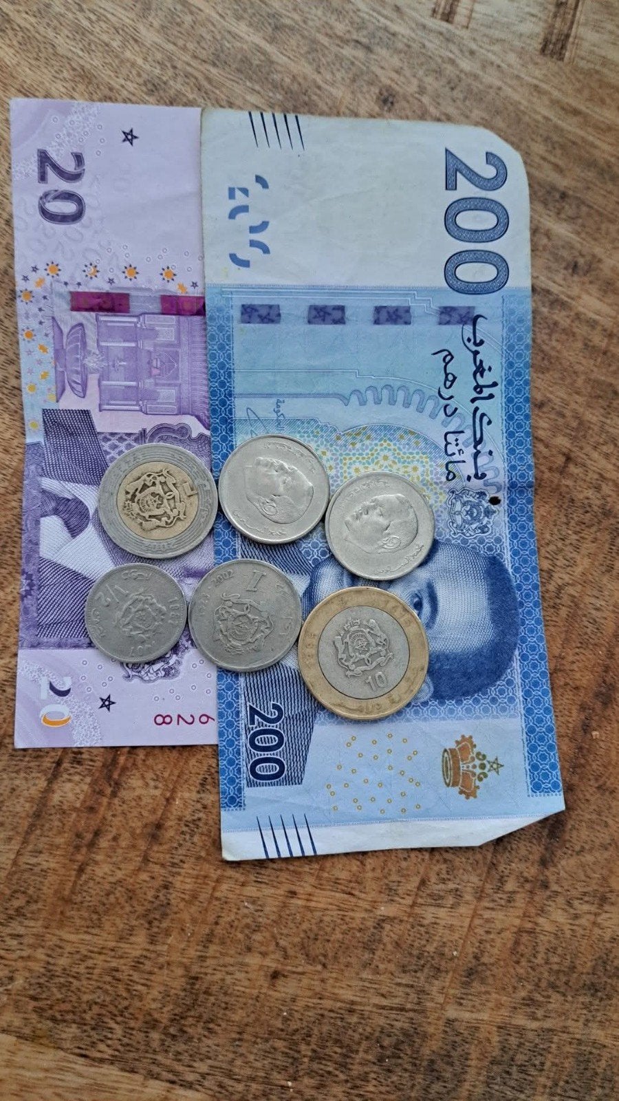 Marokkaans geld, Ophalen, Bankbiljetten