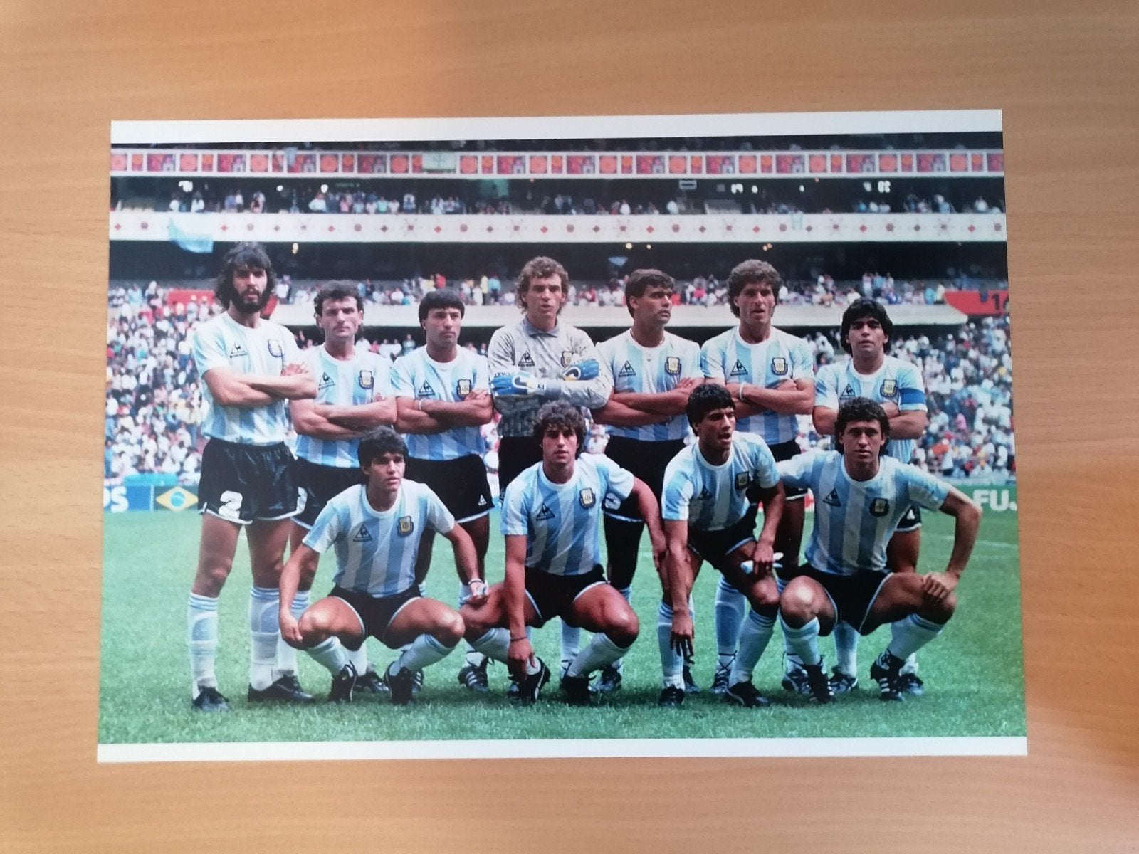 Foto Argentinië WK 1986., Ophalen of Verzenden, Buitenlandse clubs