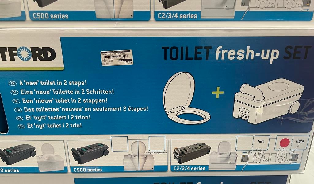 Thetford fresh-up set C2/3/4 rechts, Ophalen, Nieuw