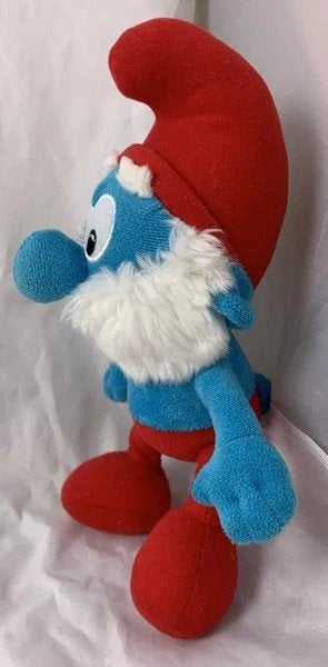 Peyo De Smurfen Grote Smurf pluche knuffel, Verzamelen, Coolsingel 104, 3011 AG Rotterdam, Netherlands, Grote Smurf, Verzenden