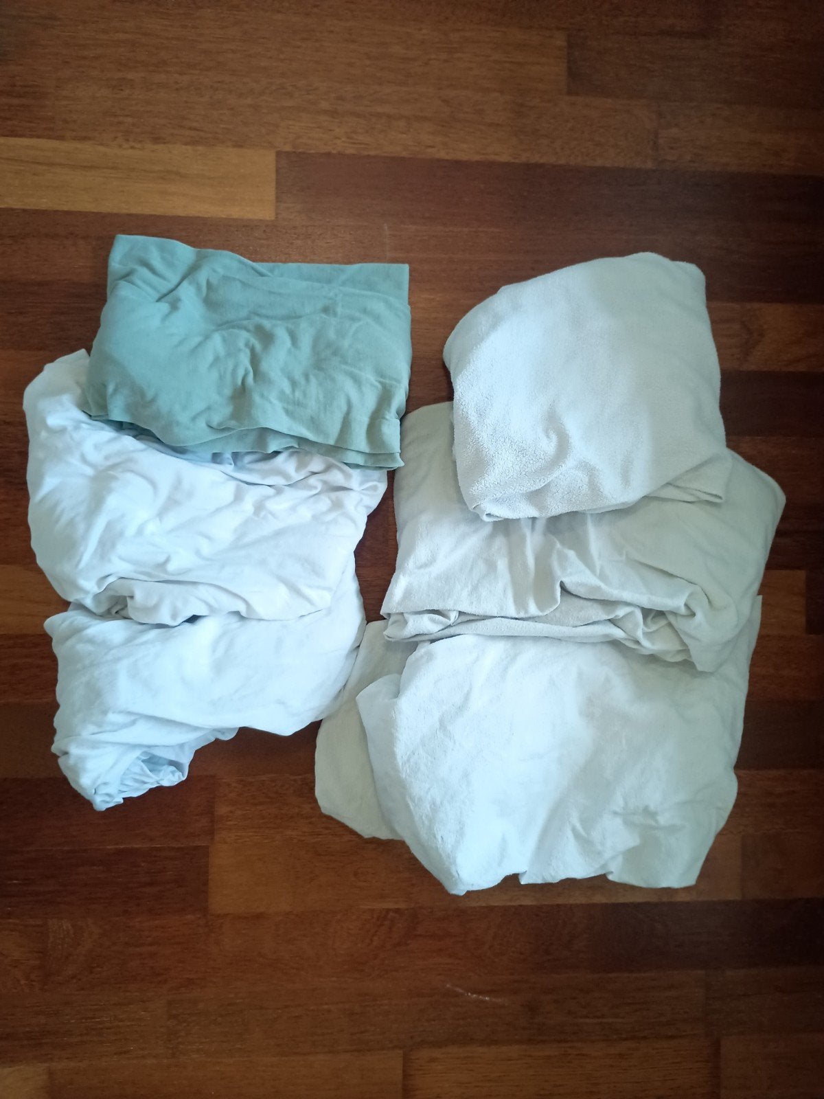Ledikant moltons 3x en hoeslaken 2x, Ophalen, Wit, Jongetje of Meisje, Hoeslaken of Sloop