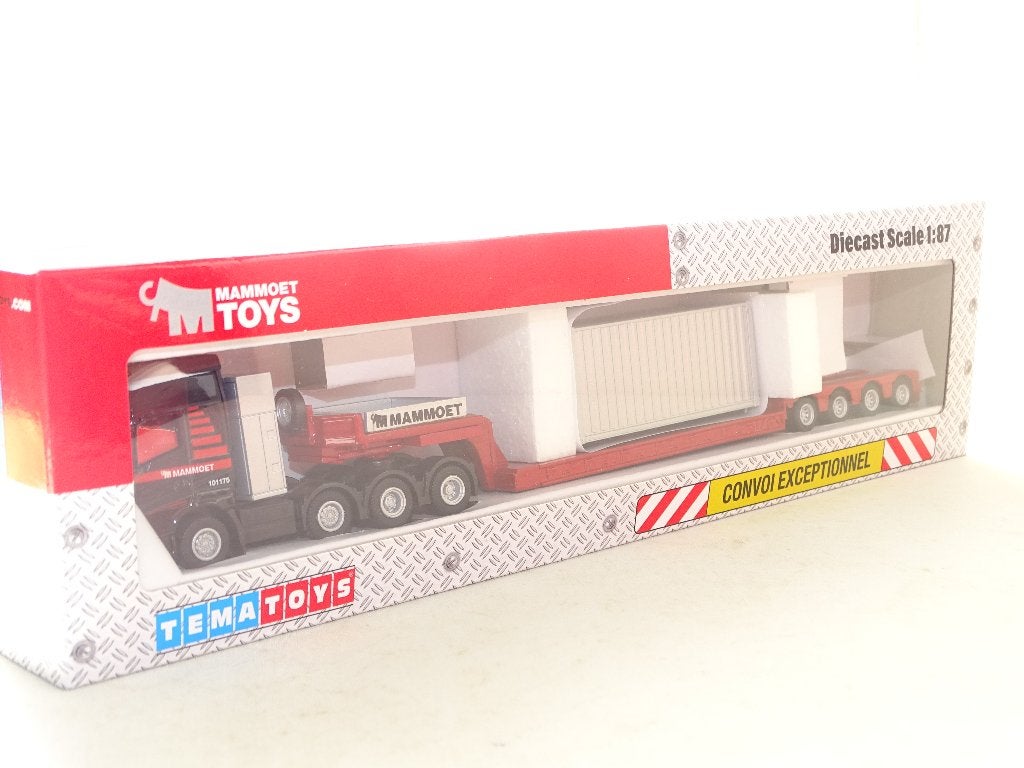 1/87 Tematoys/Wsi Volvo Dieplader Mammoet, Hobby en Vrije tijd, Ophalen of Verzenden, Nieuw, Bus of Vrachtwagen, Overige merken