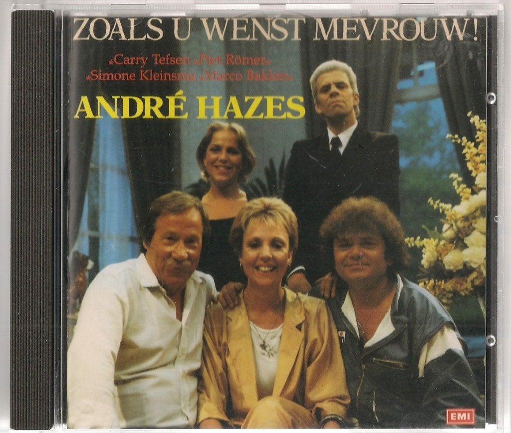 CD André Hazes ‎– zoals u wenst mevrouw, Verzenden, Zo goed als nieuw, Levenslied of Smartlap