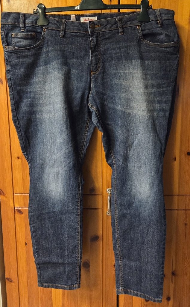 Jeans John Baner maat 54 stretch nr 1, Blauw, John Baner, Ophalen of Verzenden, Zo goed als nieuw