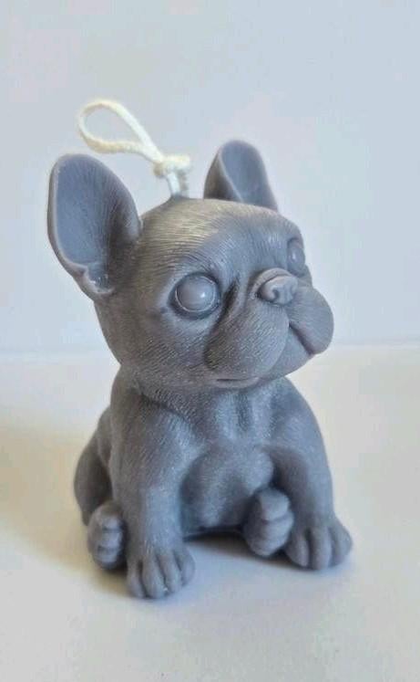 Franse bulldog kaars, Ophalen of Verzenden, Nieuw, Overige materialen, Minder dan 25 cm