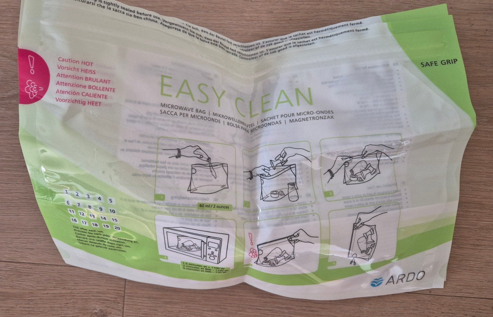 Ardo Easy Clean Magnetronzak voor Sterilisatie, Ophalen of Verzenden
