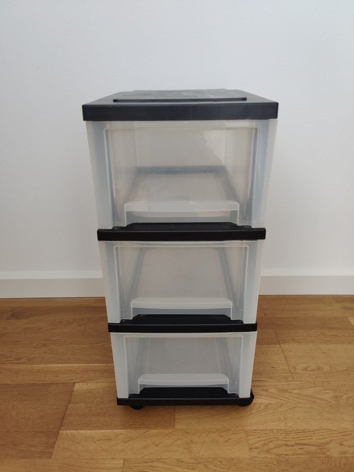 Kunststof ladenkastje op wielen met 3 lades, Huis en Inrichting, Kasten | Ladekasten, Ophalen, Gebruikt, Modern, functioneel, 3 of 4 laden