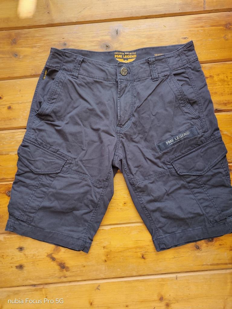 PME LEGEND CARGO korte broek 30, Zwart, Overige jeansmaten, Ophalen of Verzenden, Zo goed als nieuw