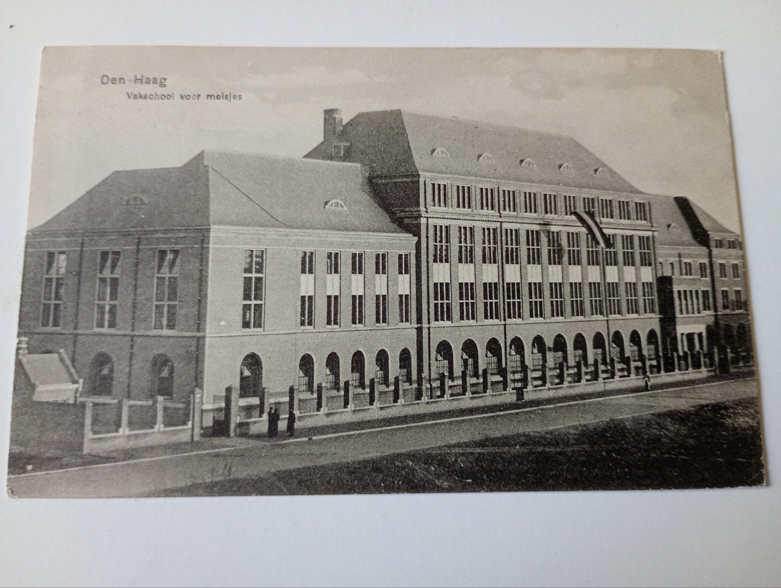 Den Haag Vakschool voor Meisjes 1914, Ophalen of Verzenden, Voor 1920, Gelopen, Zuid-Holland