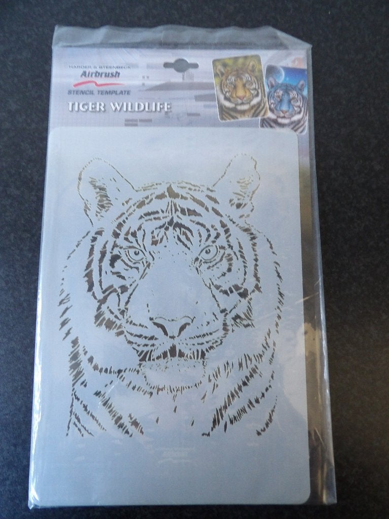 nieuw Airbrush sjabloon - stencil Tijger 30x21 cm, Nieuw, Ophalen of Verzenden, Kunststof, Herbruikbaar